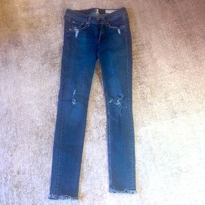rag & bone ripped skinny jean